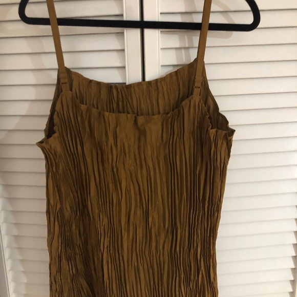 Eileen Fisher Bronze Pleated Camisole Size 1X - Picture 4 of 8